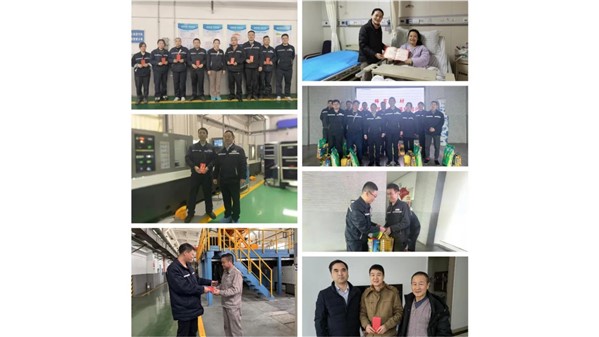 Công ty tổ chức hoạt động thăm hỏi và tặng quà trong dịp đầu năm mới